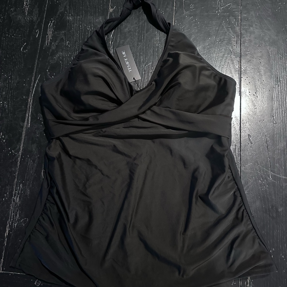 Black Halter Top